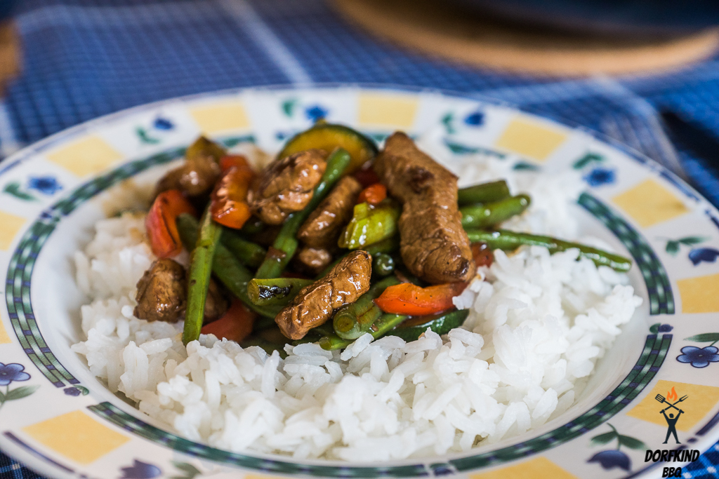 Schweinefilet aus dem Wok